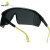 代尔塔护目镜101138防雾抗冲击透明防护眼镜装修打磨户 101113黑色 防强光经典款