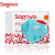 Sagovo 独立包装儿童口罩100只 3D立体4层防护粉尘花粉防尘口罩 男童6-14岁