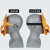 新款电焊面罩牛皮焊工面具自动变光防护眼镜焊帽全脸部防护罩 欧标变光面罩(送30片保护片)