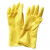 橡胶手套乳胶手套家务手套洗碗手套黄色大号胶皮橡胶牛筋不漏耐油清洁刷碗 牛牌乳胶手套10双价 S