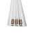顺冠日光灯led灯管照明支架超亮节能荧光灯管1.2米20W30W48W棒管 灯管支架1.2米双支平盖厚