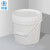 时通塑料圆形桶 小桶水桶密封桶 涂料桶乳胶漆包装桶带提手铁提手10L白色