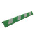 EVA泡沫护角条软 反光护角墙角保护条橡胶护角车库防撞条防护条 800CM圆角绿白 0.8m