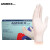爱马斯（AMMEX）一次性橡胶乳胶手套无粉清洁手套100只/盒 白色TLFT46100 大号