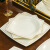 妙普乐北欧碗碟套装家用景德镇陶瓷器餐具套装欧式金边碗盘方形 60件方 形金边餐具 0头