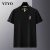 YTYO高档品牌短袖T恤男士2024夏新款潮流圆领宽松上衣服时尚打底衫 6558-黑色 4XL(建议200-220斤)