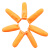 橡胶防滑手指套橙色颗粒耐磨加厚电子工作一次性乳胶防护护指 橙色颗粒防滑30个/M（试用装）