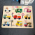 1-2-3岁数字母形状卡通认知积木质手抓板玩具 拼图幼儿童宝宝 紫 YM交通手抓板