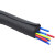 青芯微开口自卷式纺织套管阻燃电线保护电缆包线管编织网管 FSCS-25(内径25mm25米/卷)