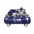鸣固 空压机皮带机380V工业气泵皮带式空气压缩机蓝配银W-0.36/8(单相）3KW（整机四件套+F30钉枪+送机油）