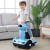 哈曼罗儿童电动车2-7岁小孩四轮玩具可坐人遥控车代步车GK1 6v4电瓶+早教+遥控蓝色