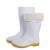 百舸 高筒白色加棉雨鞋 防滑耐磨保暖牛筋底水鞋 40码 BG-ZB-4629-0