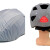 瑞恒柏滴滴代驾头盔新款DD自行车骑行安全帽加大男女透气通用加防雨罩 新款DD代驾头盔L码+头罩