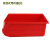 五金工具盒背挂式零件盒小周转盒物料盒螺丝盒配件箱元件盒塑胶盒 B4(背挂式)红
