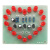诺然 18只心形灯套件循环闪烁DIY电子制作焊接练习电路板TJ-56-30 红色 套件（不含电池盒）