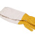 谋福（CNMF）羊皮黄色捉蜂防蜜蜂蜇养蜂手套养蜂工具  手套 均码