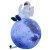 适用于充气月球卡通气模发光中秋节PVC户外美陈月亮玉兔模型宇航员月球 8米趴兔月球含风机+灯