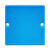 装修工地86型线盒盖板底盒盖暗盒保护盖电线盒开关插座暗装盖板 蓝色68mm无字盖板（上螺丝）500个