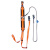 宏建（HJ）单腰式围杆作业安全带带辅助绳 辅助绳2.5米 一条价