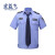 宏益飞保安服短袖 门卫 物业 小区保安 工作制服 灰长袖+标志+裤子 185(两套装)