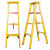 定制品质定制适用玻璃钢绝缘人字梯关节梯伸缩梯升降梯子电梯折叠梯凳电 5.0米升降梯