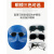 防烤脸打磨防护罩电焊防护眼镜全脸脸部焊接用品焊工防头戴式飞溅 5副眼镜灰色