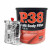 P38钣金灰玻璃纤维灰耐高温汽车原子灰修补腻子固化剂油漆合金灰 钣金灰一桶3.5公斤(送工具)