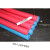 自来水管防冻套管彩色橡塑保温管ppr红蓝水管保护套空调铜管铁管 国标B1内径20*7mm1.8米红色