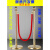 不锈钢挂绳一米线护栏 栏杆座 警戒线隔离带 钛金色迎宾礼宾柱 钛金色礼宾杆