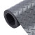 金诗洛 KSL401 PVC防滑地垫(15米) 加厚防水塑胶车间橡胶地毯 人字纹1.3m宽 灰色