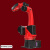 碳钢焊接机器人六轴激光二保弧焊机械手10KG切割电焊机械臂 西瓜红1606六轴焊接臂展1600负
