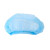 帮手仕 一次性无纺布防尘帽 条形帽厨房餐饮车间防污头罩蓝色单筋 2000个/箱