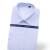 中神盾D9807男女短袖衬衫38码白底蓝竖条纹（1-9套）
