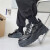 骁族劳保鞋男士工地上班皮鞋防水厨师专用防滑厚底耐磨工作鞋厨房板 39