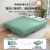 生态宜家【官方直销】沙发小户型布艺两用客厅卧室 米白色 双人座(长1.2米)