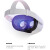 黑叶oculus2代VR眼镜原装拆机维修配件头盔手柄一体机quest游戏手柄虚拟现实meta替换部件 单头盔 128G 头盔以旧换新