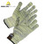 代尔塔202016防切割手套 5级拇指加强加厚耐磨抗撕裂耐高温100度劳保工作手套 黄灰色 9