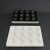 陶瓷点滴板6孔12孔 反应板 比色板 井穴板 耐酸碱理化瓷 实验室工业品 zx3孔黑