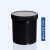 涂料广口直身瓶塑料瓶油墨罐HDPE涂料瓶黑色1502F2502F3002F5002F 黑色300ml