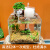 山头林村创意鱼缸生态小型迷你家用桌面超白低音造景懒人免换水水族箱增氧 透明