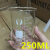 小烧杯50ml实验器材刻度加厚透明调酒杯耐高温小量杯带玻璃瓶5ml 250ml