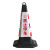 反光路锥 雪糕筒路障柱隔离墩 交通安全锥 标识警示设施 禁止停 红白6mm粗3米长