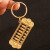 迈多罗创意黄铜钥匙扣黄铜活动如意龙凤算盘汽车钥匙链挂件吊坠饰品 龙凤算盘+小金鱼