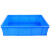 阿笛莫（ADIMO) 周转箱 W2# 615*430*230mm 蓝色 塑料物流仓库斜插箱加厚货物大号零件收纳工具存储箱