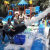 元族泡沫机商用大型氛围水上乐园大型机舞台幼儿园户外水上乐园氛围灯 摇头航空箱包装 4000W+两瓶泡沫液