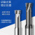 硬质合金钨钢涂层美制三螺纹铣刀UNFUNC三齿铝用螺纹铣刀 UNC1-64涂层