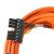 驭舵伺服电机动力线电源线6FX5002/8002-5CN06-1BA0连接线电缆 橙色 5CN06PVC)5m