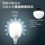飞利浦（PHILIPS）LED灯泡恒亮型大功率球泡中低天棚灯泡E27螺口50W 840（暖白光）