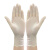 斯铂格 食品加工实验防护一次性乳胶手套100只 有粉-S码