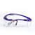 霍尼韦尔100110加强防刮擦防雾护目镜S200A系列黑蓝镜框平光眼镜 100210